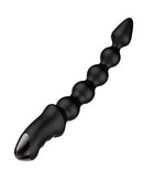 Nexus Bendz Bendable Vibrating Probe Black showcasing its flexible design and textured silicone for enhanced pleasure.