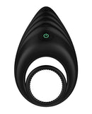 Nexus Enhance Vibrating Cock and Ball Ring Black features a dual-ring design and built-in vibrator for added stimulation.