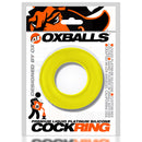 Oxballs Cock T Comfort Cockring by Atomic Jock Acid Yellow packaging showing the premium liquid platinum silicone design.