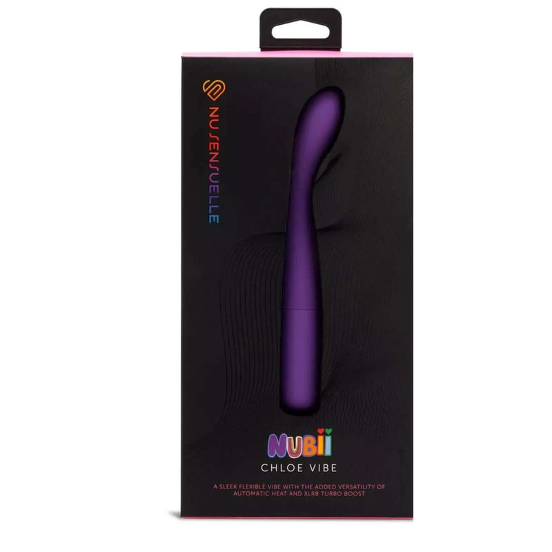 Sensuelle Nubii Chloe Vibe - Purple G-Spot Vibrator with Turbo Boost & Heat in Packaging