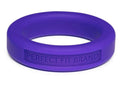 Perfect Fit Hefty Ring 1.4 Inch Silicone Cock Ring Purple, featuring a medium-stretch design for comfort and stamina.