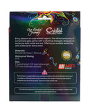 Cristal Royal Touch Glass and Silicone Vibrator packaging showcasing eco-luxury design and features.