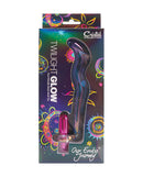 Cristal Twilight Glow Glass Dildo with Clitoral Vibrator packaging featuring an elegant design.