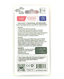 EroRide Booby Trap Pheromone Infused Air Freshener Tuberosa packaging back with directions and warnings.