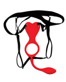 Sublime Flutterplugon Wearable Panty Vibe and Anal Plug with adjustable straps and a sleek design for hands-free pleasure.