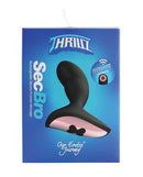 Thrillz Sec Bro Silicone Prostate Massager with Remote packaging featuring rechargeable prostate massager design.