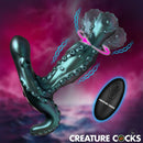 Creature Cocks Octoprobe Gyrating Prostate Vibrator showcasing its deep metallic finish and unique design.