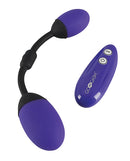 GoGasm Vibrating Pussy & Ass Balls Purple with remote control for enhanced pelvic pleasure.