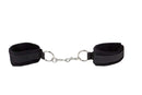 Ouch Velcro Cuffs Black, comfortable bondage cuffs for secure restraint, wrist or ankle use.