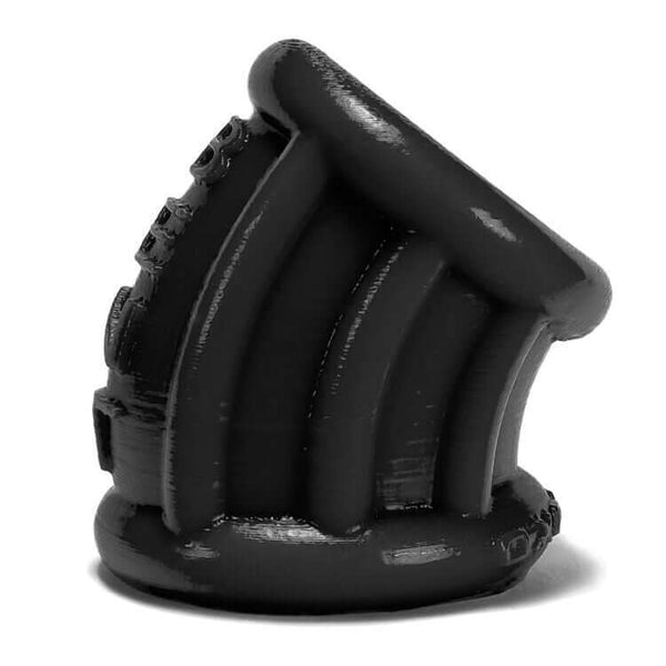 BENT-1 CURVED BALLSTRETCHER OXBALLS SILICONE SMOOSH BLK (NET)-0