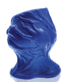 Oxballs Pighole Squeal FF Hollow Plug Blue featuring a textured design for advanced anal play.