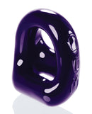Oxballs 360 Cock Ring and Ballsling Eggplant in glossy purple color, showcasing its unique two-in-one design.