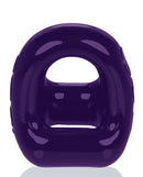 Oxballs 360 Cock Ring and Ballsling Eggplant in a vibrant purple color showcasing its unique design.
