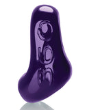 Oxballs 360 Cock Ring and Ballsling Eggplant, a compact and ergonomic two-in-one men's gear for added support.