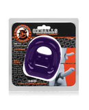 Oxballs 360 Cock Ring and Ballsling Eggplant in packaging showcasing its two-in-one design for enhanced comfort and support.