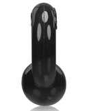 Oxballs Gauge Pressure Ball Cockring Black showcasing its sleek design and comfortable fit for enhanced pleasure.