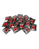 Oxballs OXR-1 Stretchy Jelly Cockring Red packs displayed together on a white background.