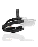 Oxballs Watersport Strap on Gag White side view, featuring adjustable harness and seamless mouth tube.