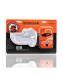 Oxballs Watersport Strap on Gag White packaging showing mouth gag with adjustable straps for watersport play.