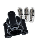 Oxballs Buzz Squeeze Ballstretcher Vibe Black featuring vibrating bullets for enhanced sensation.
