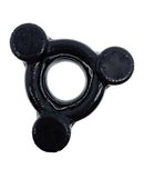 Oxballs Buzz Squeeze Ballstretcher Vibe Black featuring a unique hourglass design for comfort and sensation.