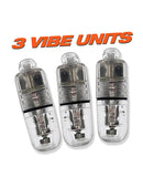 Oxballs Buzz Squeeze Ballstretcher Vibe Clear includes 3 vibe units for enhanced stimulation.