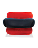 Oxballs UltraCore Ball Stretcher with Axis Ring Red Ice showcasing red and black design, ideal for secure stretching.