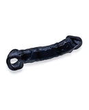 Oxballs Muscle Bandit Cocksheath Black, a slim yet girthy sheath for enhanced size and comfort.
