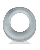 Hunky Junk Expander Slimmer Scoop Cockring Clear Steam allows for a smooth, supportive fit during intimate play.