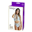 2PC SEXY CUTOUT SHORTS SET-0