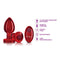 CHEEKY CHARMS RECHARGEABLE VIBRATING METAL BUTT-5
