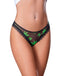 HAZY DAYZ PANTY W/ OPEN BACK POT LEAF S/M-0