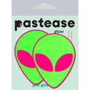 PASTEASE NEON GLOWING GREEN ALIEN ON NEON PINK-1