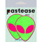 PASTEASE NEON GLOWING GREEN ALIEN ON NEON PINK-1