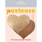 Pastease Love Liquid Rose Gold Heart Pasties packaging featuring two heart-shaped nipple covers with a fun slogan.
