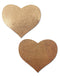 Pastease Love Liquid Rose Gold Heart Pasties, handmade, waterproof, adhesive nipple covers for seamless fit and comfort.