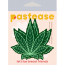 PASTEASE INDICA POT LEAF GLITTER GREEN WEED NIPPLE PASTIES-1