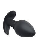Playboy Pleasure Plug & Play Vibrating Butt Plug Navy, smooth silicone with remote and 10 vibrating speeds.