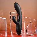 Playboy Aureus rechargeable silicone triple motor vibrator, designed for G-spot stimulation, displayed against a stylish background.