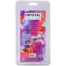 Crystal Jellies Novice Pop Plug 4 Inch Clear packaging with product details and features.
