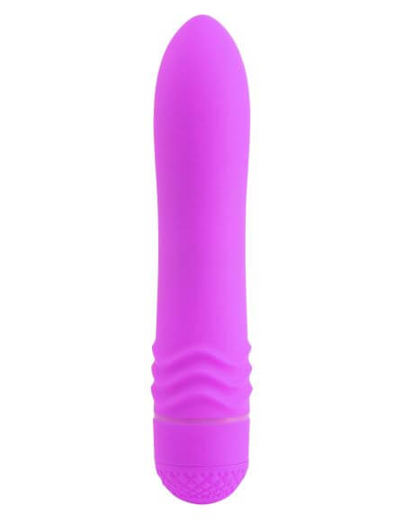 Neon Luv Touch Waves Purple Vibrator with multi-speed settings and waterproof design by Pipedream Products.