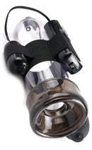 Classix Vibrating Power Penis Pump with adjustable vibration settings and clear vacuum cylinder for male enhancement.