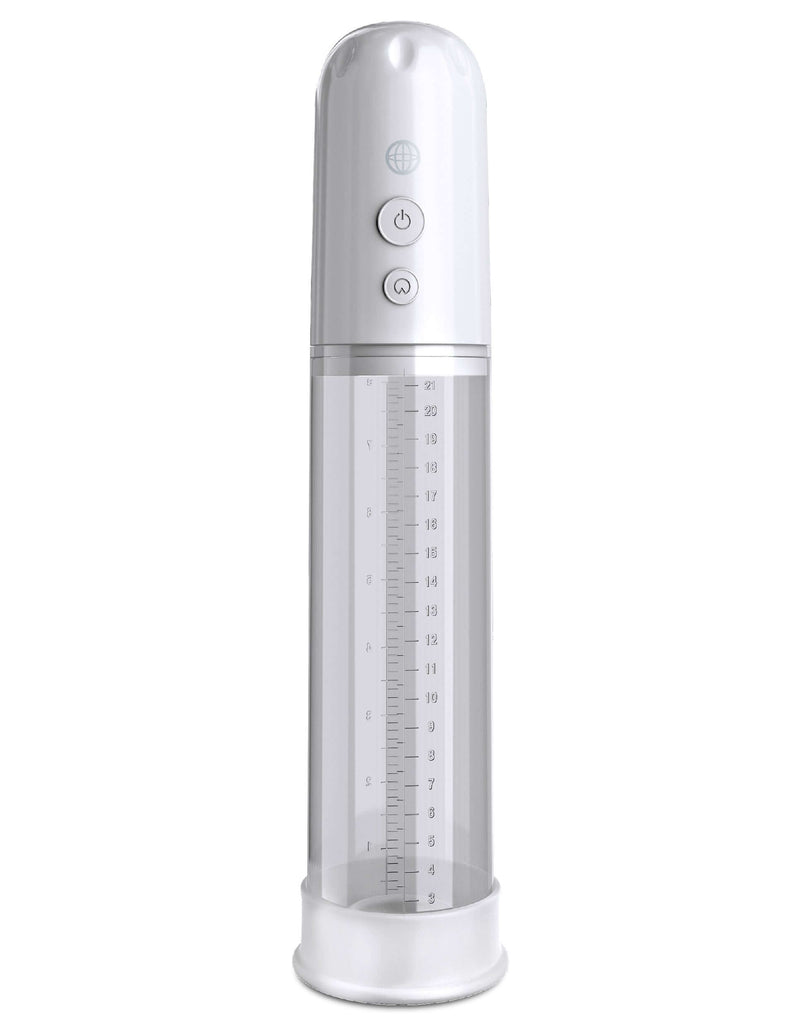 White Classix Auto Vac Power Pump with hands-free design for enhanced erections
