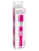 Mini Wanachi Pink Wand Massager in packaging, showcasing a compact and powerful cordless body massager.