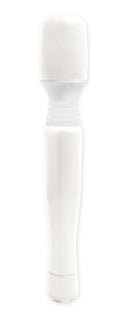 Mini Wanachi White Cordless Massager with flexible head and whisper-quiet motor for soothing vibrations and personalized relaxation.