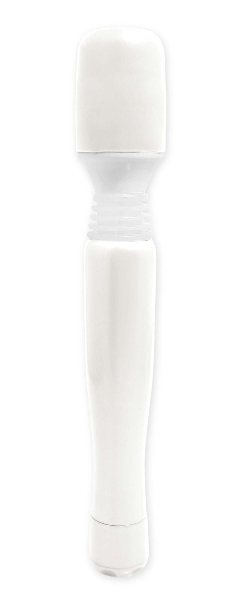 Mini Wanachi White Cordless Massager with flexible head and whisper-quiet motor for soothing vibrations and personalized relaxation.
