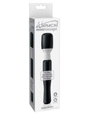 Mini Wanachi Wand Massager Black in packaging, compact personal massager for soothing vibrations and muscle relief.