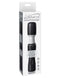 Maxi Wanachi Black Massager in packaging by Pipedream Products, showcasing its powerful and cordless design for muscle relief.
