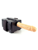Fetish Fantasy portable vibrating sex machine with a realistic dildo attachment for travel use.