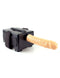 Fetish Fantasy portable vibrating sex machine with a realistic dildo attachment for travel use.